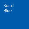 KORAIL BLUE: PANTONE 293VC