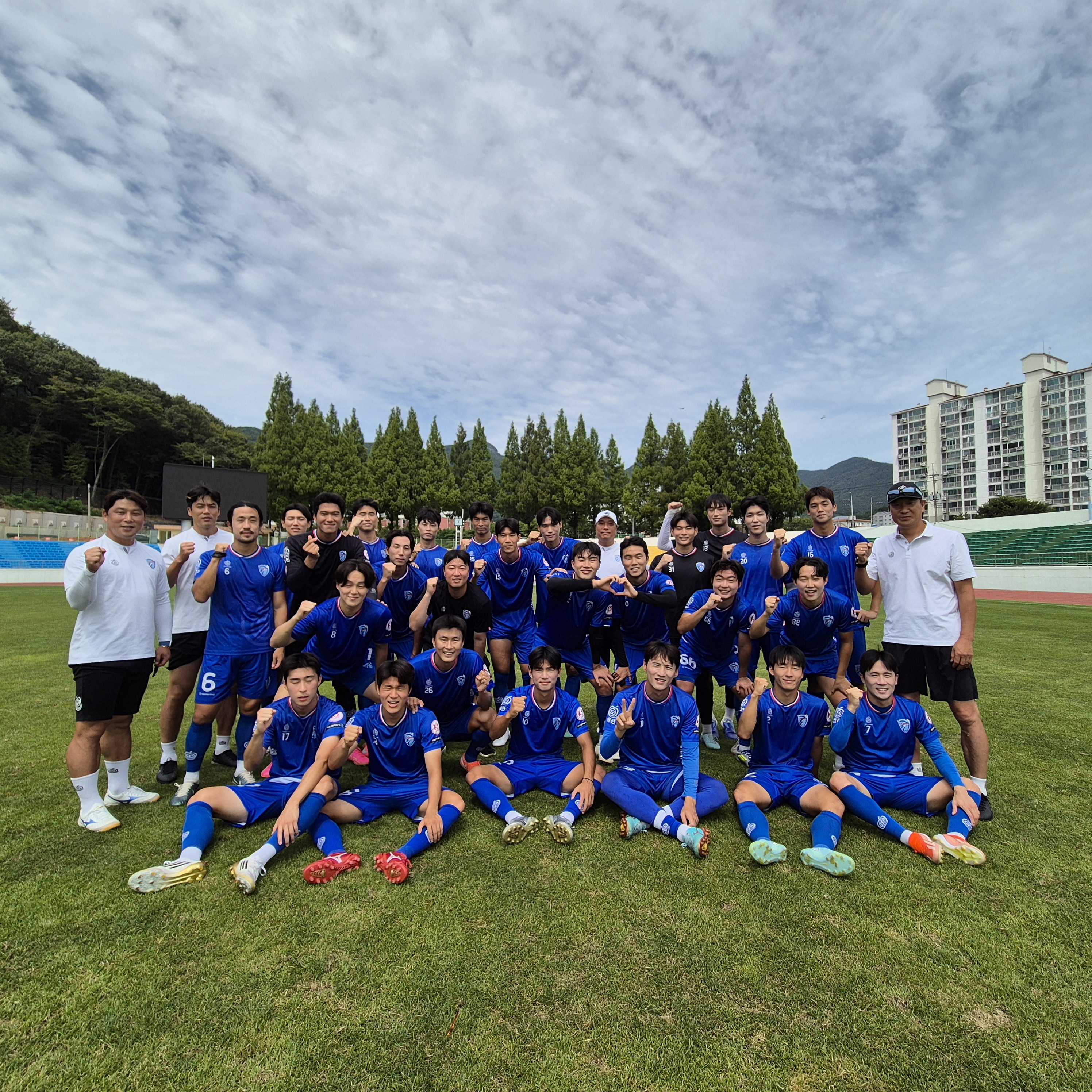 코레일축구단 단체사진